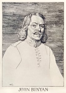 John Bunyan (1872-1919) autore di Il progresso del pellegrino da questo mondo a quello che verrà, illustrazione di William Strang (1859-1921) da William Strang